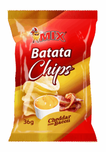 Batata Chips sabor Cheddar com Bacon 36g