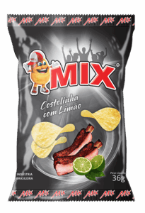 mix batata Chips 36g Costelinha com Limão